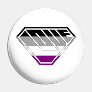 Love SuperEmpowered (Black, Grey, White & Purple) Pin