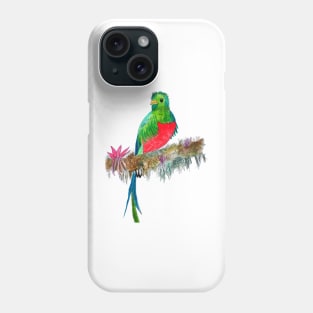 Quetzal Watercolor Phone Case