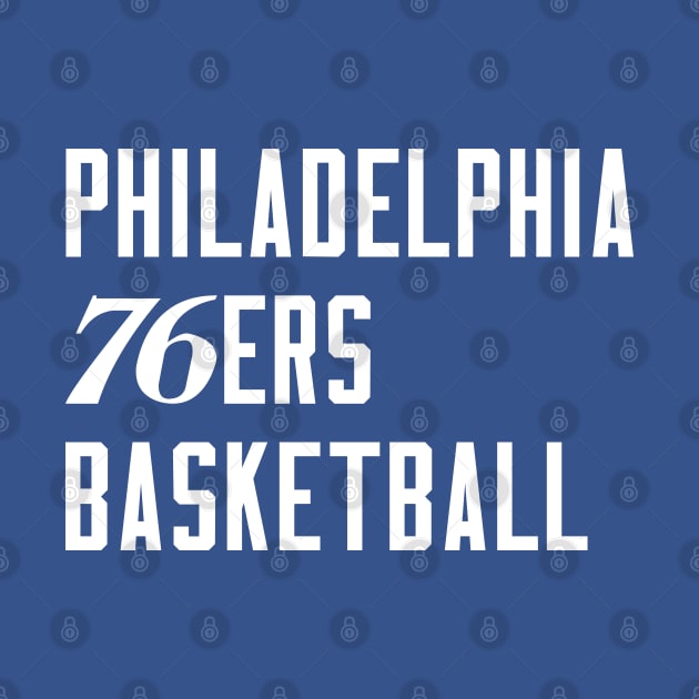 76ers Basketball by Buff Geeks Art