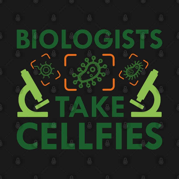 Biologists Take Cellfies by VectorPlanet