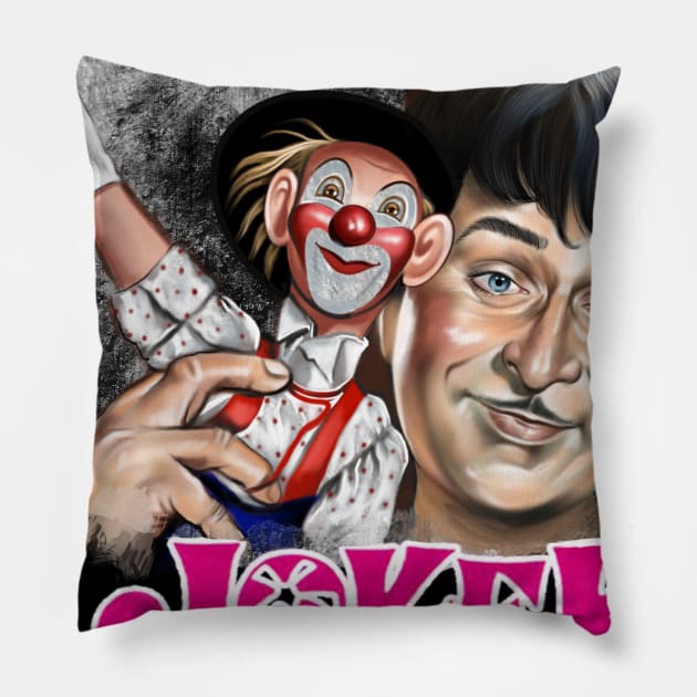 Mera naam joker Pillow by SAN ART STUDIO 