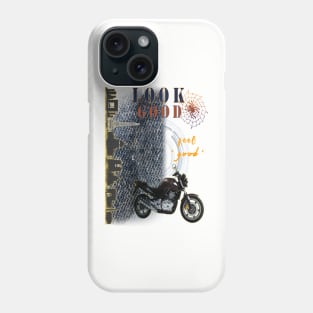 vintage motocycle Phone Case