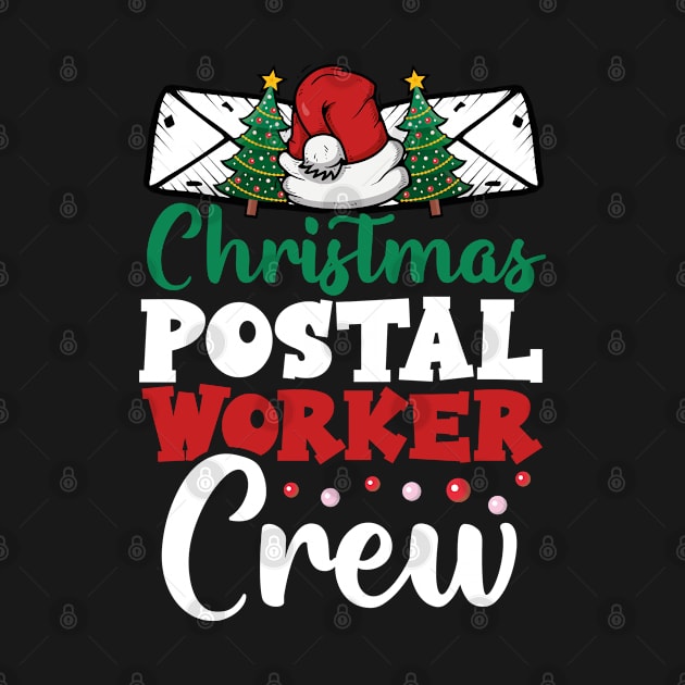 Christmas Postal Worker Crew Delivery Service Post Office by Caskara