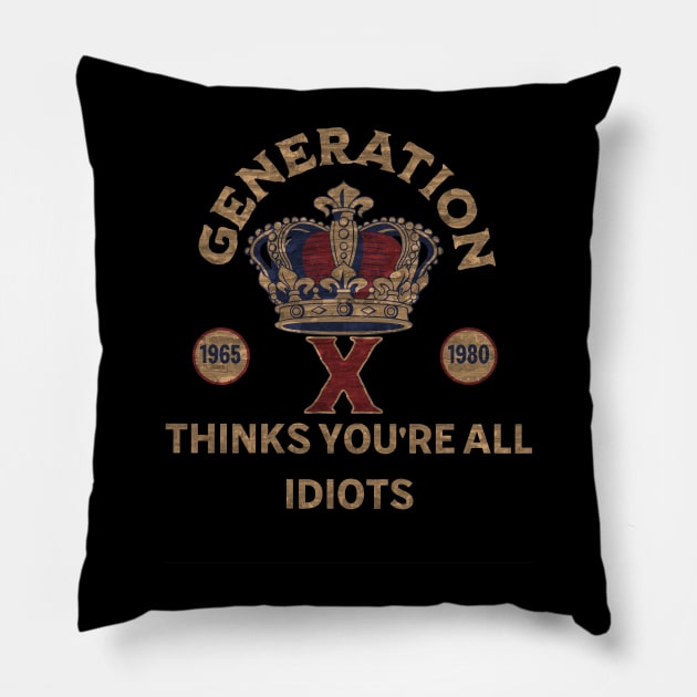 GENERATION "X" Pillow by Farm Road Mercantile 