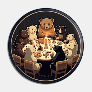 Bear Community Dinner Pin