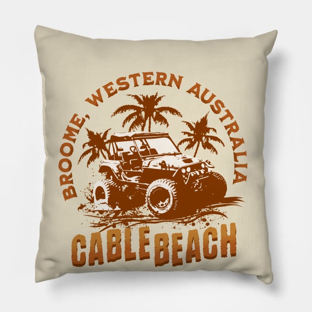 Broome, Cable Beach Australia Pillow by Speshly