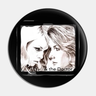 Rose & the Doctor Pin