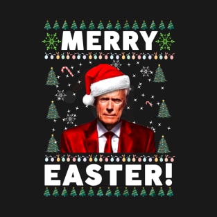 Funny Joe Biden Merry Easter Ugly Christmas T-Shirt
