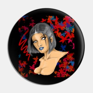 Autumn Girl Pin