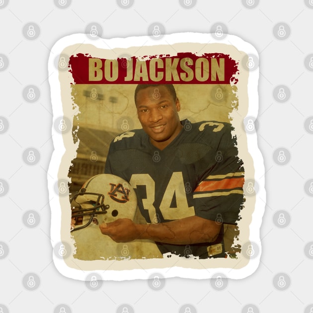 Bo Jackson - NEW RETRO STYLE Magnet by FREEDOM FIGHTER PROD