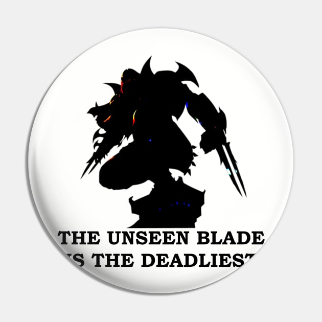 The Unseen Blade Is The Deadliest Pin by MandalaHaze