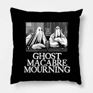 Ghost Macabre Mourning Pillow