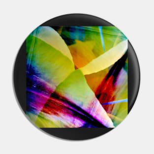 Tulip Bliss Colorful Abstract Pin