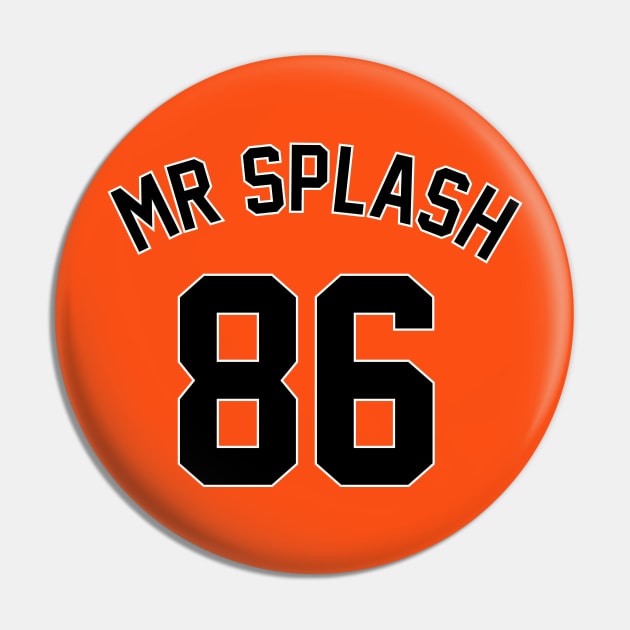 Mr. Splash version 2 Pin by CanossaGraphics