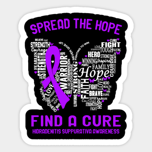 Hidradenitis Suppurativa Ribbons Stickers Teepublic