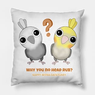 HWS Nerdy Birdy ~ Cockatiel Pillow