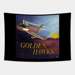 Golden Hawks Memories Tapestry