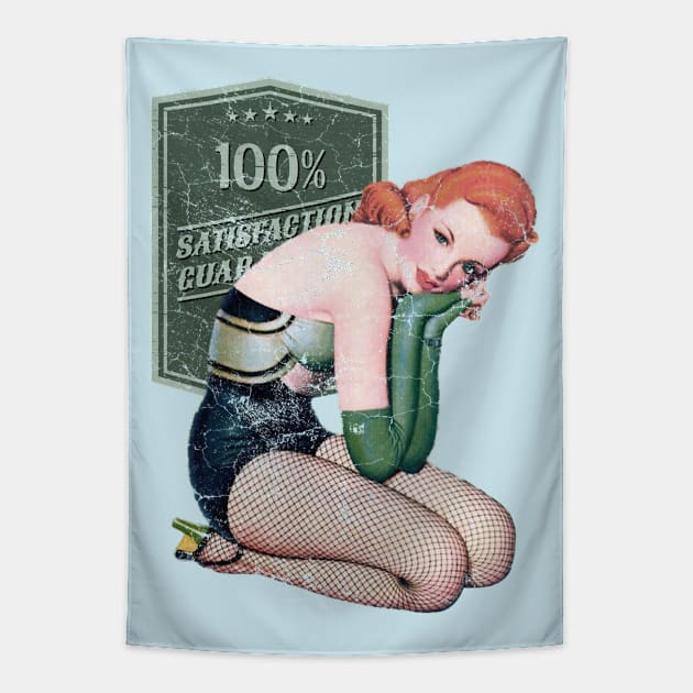 Pinup Vintage Classic 1950s 1940s Tapestry by ClothedCircuit