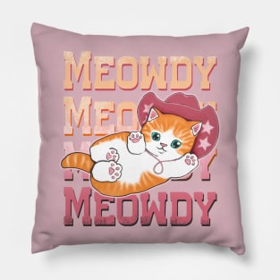 Cowgirl Kitten Pillow