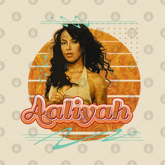 Aaliyah \\ Retro Art by Nana On Here