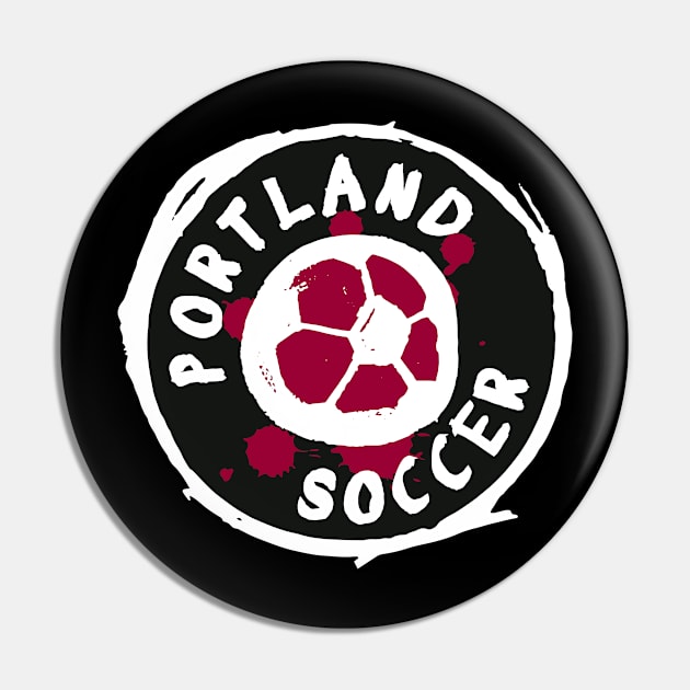 Portland Soccer 03 Pin by Very Simple Graph