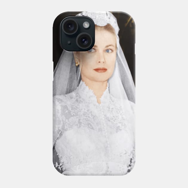 Grace Kelly wedding Phone Case by KOTFILMS