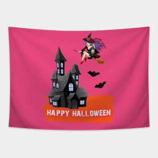 Not All the Witches are Bad- Halloween Design Tapestry