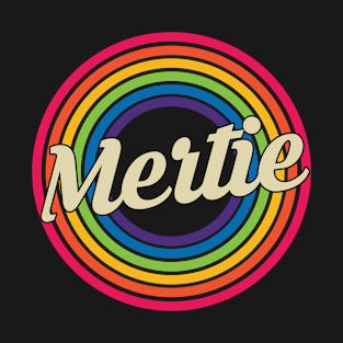 Mertie - Retro Rainbow Style T-Shirt