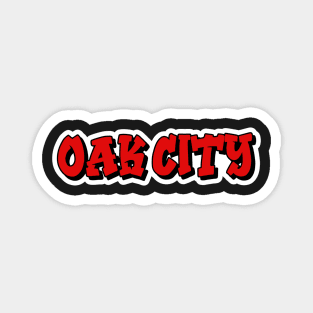 Oak City Raleigh Durham Chapel Hill City of Oaks 919 Area Code Magnet