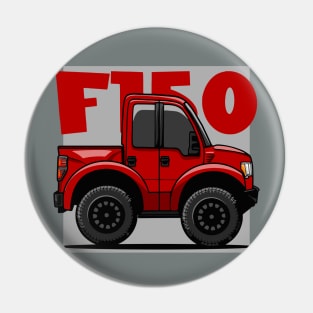 F150 Truck Caricature Pin