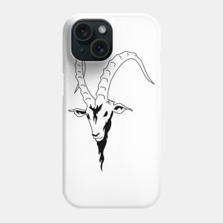 cool goat head Phone Case