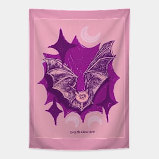 batsy batsy | pink sky version Tapestry