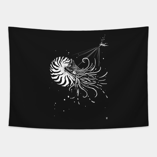 Nautilus Dominus Tapestry by Lab7115