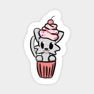 cupcake kitty Magnet