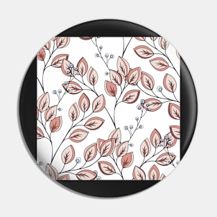 Spring Pattern with Floral Motifs Pin