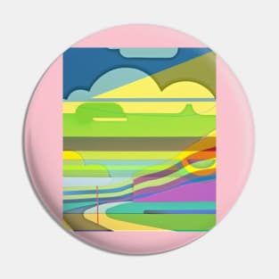 Lonesome highway Pin