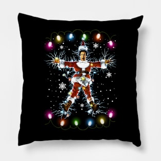 Funny Christmas Vacation Clark Griswold Christmas Lights Pillow