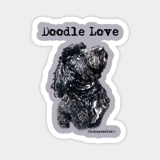 Doodle Dog Love Magnet