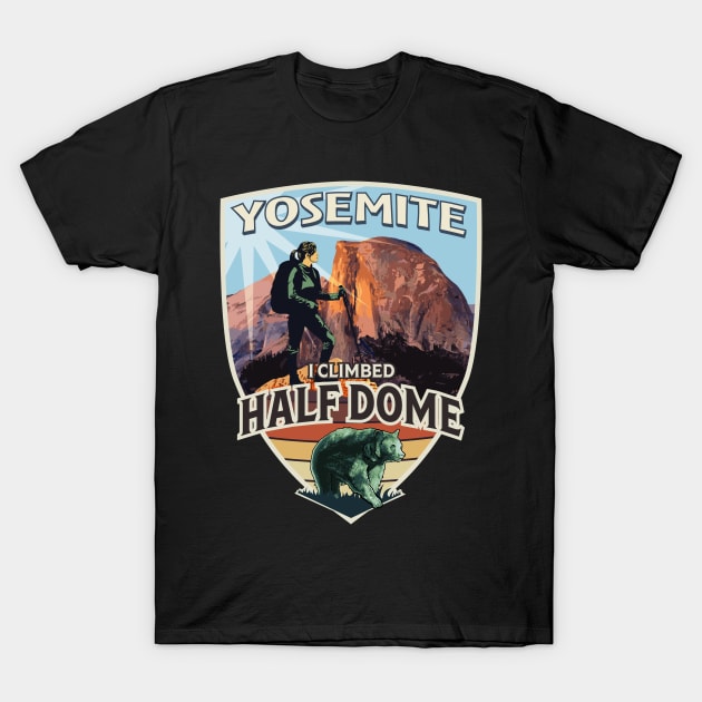 Yosemite National Park Retro Half Dome Vintage Shirt Yosemite National Park Retro Half Dome Vintage Shirt