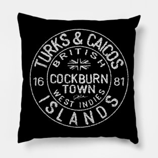 Cockburn Town, Turks & Caicos Islands, British West Indies Pillow