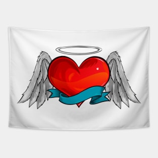 heart angel Tapestry