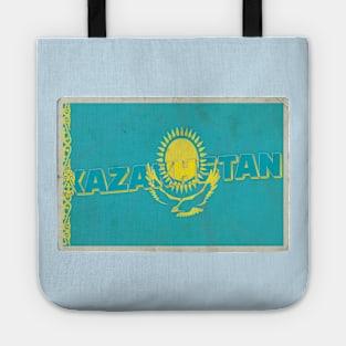 Kazakhstan Vintage style retro souvenir Tote