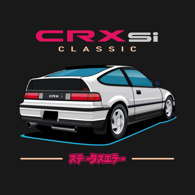 CRX SI Classic JDM Cars by masjestudio