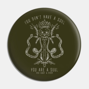 doodle Soul of skull Pin