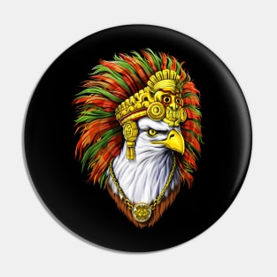 Eagle Aztec Warrior Pin