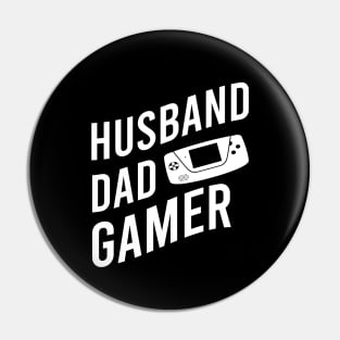 Husband dad gamer Pin