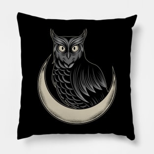 Owl Moon Pillow