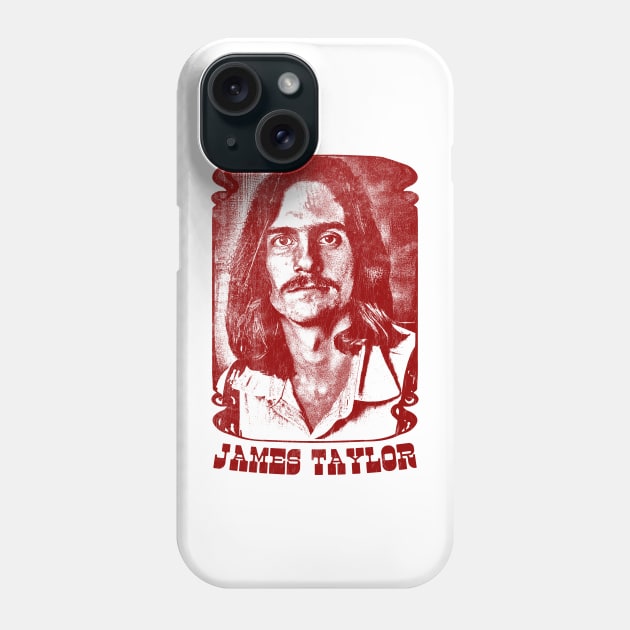 James Taylor // Retro 70s Style Fan Art Design Phone Case by DankFutura