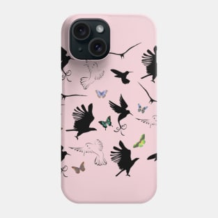 bird pattern,the awakening of spring Phone Case