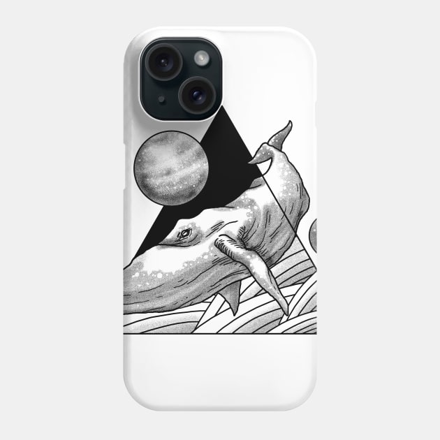 Flying whale Phone Case by akawork280